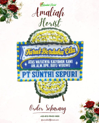 Papan Bunga Duka di Gumukmas